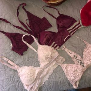 Bundle of 4 PINK/VS Bralettes